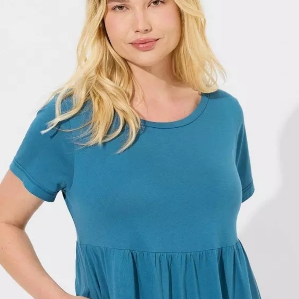 NWT Torrid Cotton Modal Babydoll Lounge Dress- Size 3x - Picture 3 of 7